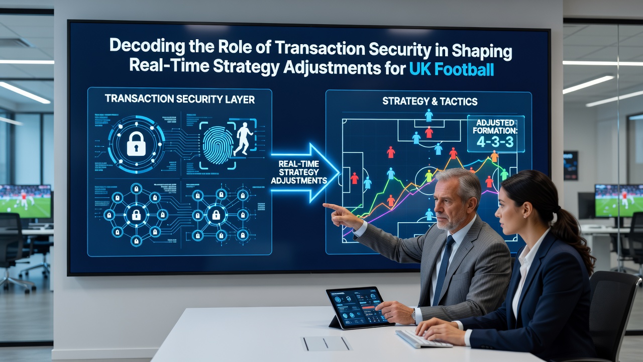 Real-time strategy adjustments during live football matches influenced by transaction security with analysts monitoring secure betting interfaces